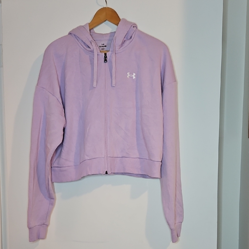 Under Armour Rival Fleece
Women's Full-Zip Crop Hoodie Sz XL